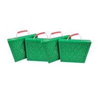 Cales pour stabilisateurs, Patins de stabilisateur antidérapants avec poignée for la stabilisation, plusieurs tailles, paquet 4(50x50x10cm/19.7x19.7x3.9inch)