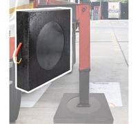 Cales pour stabilisateurs, Tampon de stabilisateur empilable for le nivellement des véhicules récréatifs et support remorque, plusieurs tailles(40x40x6cm/15.7x15.7x2.4in)