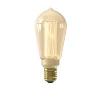 CALEX 220-240 V 3,5 W 100 lm E27 ST64 1800 K Dimbaar LED Fibre optique Or Rustique Lampe Verre 3,5 W Taille unique