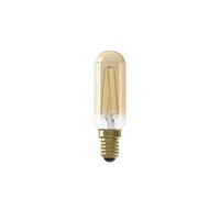 CALEX 220-240 V 3,5 W 270 lumens E14 T25 x 85 2100 K Intensité variable LED filament en verre complet, lampe modèle de tube doré, 3,5 W, taille unique