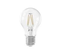 CALEX - Ampoule LED Filament E27 avec capteur jour/nuit, Standard A60 transparente, Lumière blanche chaude (2700K), angle 360°, 4W 470 Lumens