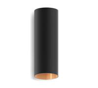 CALEX Applique Murale LED Cylindrique, Luminaire extérieur Noir, bidirectionnel, 8,6W, Pour Intérieur et Extérieur, Lumière Blanche Chaude