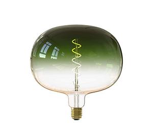CALEX Colors Sol - Culot E27 - Ampoule à filament 5 W - Intensité variable - Ampoule décorative - Verte, blanc chaud