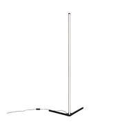 Calex Moderne Smart Vloerlamp Incl. Led Rgb En Dimbaar In Kelvin - Saar Aluminium Noir Oblongue / Luminaire / Lumiere / ÃClairage / Intã©Rieur / Salon Led (Non Remplaã§Able) Max. 1 X 12... Noir