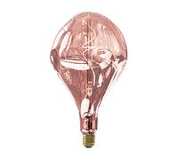 CALEX Organic EVO XXL Lampe LED E27, ampoule à filament 6 W, intensité variable, ampoule décorative en titane, blanc chaud, rose