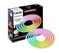CALEX Ruban LED Néon Flex 2 m, RGBIC éclairage d'ambiance flexible, contrôle par app et voix, wifi, pour intérieur et bureau