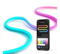 CALEX Ruban LED Néon Flex Smart 2M, RGBIC, Razer Chroma Sync | Flexible pour créer des formes et un setup gaming unique - 16 millions de couleurs, synchronisées avec jeux et musique