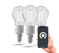 CALEX Smart Ampoule Filament LED Sphérique P45 E14 CCT WiFi, 450lm, 4,5W, Alexa/Google/Siri, blancs 1800-3000K, dimmable, scénarios, sans pont, WiFi 2.4GHz (3)