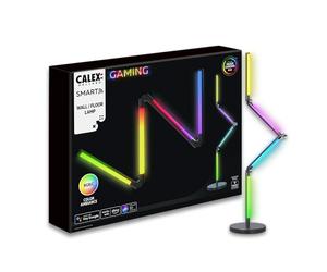 CALEX Smart Gaming - Lampadaire Gaming - Compatible Razer Chroma - Smart Home - Synchronisation RGBIC pour PC - Antidérapant - Music Sync - 140 cm