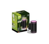 CALEX Smart Outdoor Applique Murale bidirectionnelle connectée, Contrôlable via App, Compatible Alexa, Google Home et raccourcis Siri, Couleurs RGB et blancs ajustables, Intérieur/Extérieur, Noir