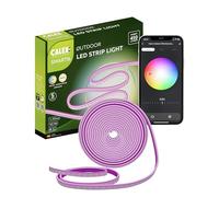 CALEX Smart Outdoor Ruban LED connecté pour Extérieur, 500 CM, RGB et Blanc Chaud, Compatible avec Commande Vocale Alexa, WiFi, Éclairage Étanche IP44, Dimmable