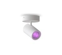 Calex Spot LED Connecté WiFi, 1 lumière, orientable, Alexa/Google/Siri, Rond, Blanc, Dimmable, contrôlable via app