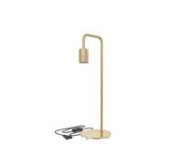 CALEX U-Line Lampe de Table, Sans Ampoule E27, Décoration, Doré | Son design minimaliste s’intègre à de nombreux styles et pièces : salon, chambre ou bureau