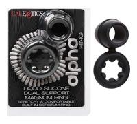CalExotics Alpha Dual Magnum Ring Black 1ut