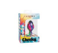 CalExotics Cheeky Medium Tiedye Anal Plug 1ut