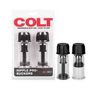 CalExotics Suceur de tétons Colt Black Nipple Pro-Suckers – Blanc, 215×132×50 mm, Couple