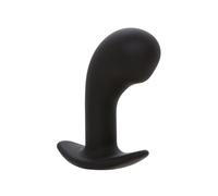 CalExotics Rock Bottom Curved Probe - Plug anal avec vibration - Stimulateur de prostate
