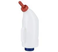 Calf Milk Bottle, 4L Feeding Bottle with Handle and Detachable Nipple