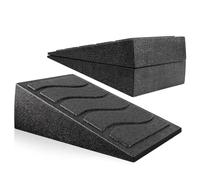 Calf Stretch Wedge, Squat Incline Slant Board, Non-Slip Sports Accessories for Gym, Travel, Home, Work Area, Flexibility Trainer for Leg Stretching and Recovery, 12.2x6.1x7.68 in