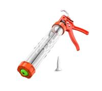 Calfeutrage anti-goutte avec poignée ergonomique en acier - Applicateur de colle à verre manuel universel