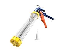 Calfeutrage anti-goutte avec poignée ergonomique en acier - Applicateur manuel de colle à verre - Outil de calfeutrage universel