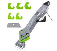 Calfeutrage en Silicone,Extracteur de Silicone 7 en 1-5 tampons en Silicone interchangeables-Buses d'étanchéité pour Cuisine, Salle de Bain, Sol, évier, fenêtre