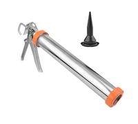 Calfeutrage professionnel en aluminium avec buse précise pour application de mastic, tâches de collage, réparation à domicile, adhésif pour verre