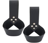 CALFOVERA 2 Porte Épée Médiéval en Cuir PU Étui en Cuir Noir Style Renaissance Fourreau de Dague de Chevalier Viking/Pirate Ceinture pour Homme Adulte GN Halloween Cosplay.