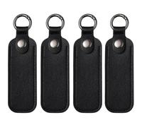 CALFOVERA 4 étui de Rangement en Cuir pour Clé USB Petit Porte Clés Support de Voyage Sécurisé Étui de Transport Portable pour Hommes et Femmes