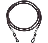 CALFOVERA Cordon de Lunettes en Cuir de Vache Cordon de Fixation Universel pour Lunettes de Soleil pour Hommes et Femmes (Marron Coco)