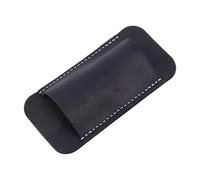 CALFOVERA Étui Multi Outils Durable en Cuir de Vache avec Clip Organiseur de Ceinture EDC Étui Horizontal en Cuir Véritable Étui Compact pour Outils Organiseur de Poche de Ceinture pour Hommes (Noir)
