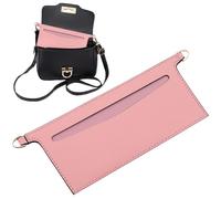 CALFOVERA Insert de Conversion Rose pour Portefeuille Sac à Main Pochette Doublure de Rangement Pochette Emily Sac Sarah avec Œillet Doré Convertible en 22x8cm