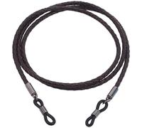 CALFOVERA Sangle de Lunettes en Cuir de Vache Véritable pour Homme et Femme Cordon de Fixation Universel pour Lunettes de Soleil (Marron Coco)