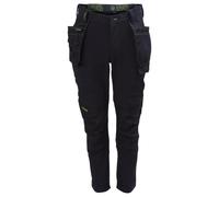 Calgary 4-Way Extensible Étui Travail Pantalon, Noir - W38 " L33 " - 38W 33L