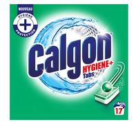 Calgon Hygiène Plus Tablettes Anticalcaire Nettoyant Lave-Linge (17 pastilles)