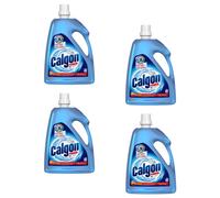 CALGON Lot de 4 Gels 3 en 1 Anticalcaire Nettoyant pour Lave-linge - 2,25L