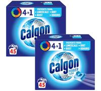 Calgon Lot de 45 pastilles anti-calcaire pour machine à laver