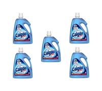 CALGON Lot de 5 Gels 3 en 1 Anticalcaire Nettoyant pour Lave-linge - 2,25L