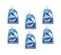 CALGON Lot de 6 Gels 3 en 1 Anticalcaire Nettoyant pour Lave-linge - 2,25L