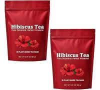 Calhealing Hibiscus Tea, Hibiscus Tea, Natural Herbal, Plant-Based Teas Bags, Ca-lhealing Pure Hibiscuses Teas Bag, Drink Wellness T-ea (2 Box)