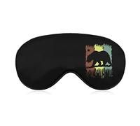 Cali California Republic State Bear Rasta Sleep Eye Mask Soft Eye Covers Blocking Lights Bandeau avec sangle réglable pour la sieste de voyage