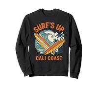 Cali Coast Surfs Up Chemise Vintage California Surf Wave Sweatshirt