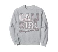 Cali Girl Tshirt California Beach Summer Vacation 70S Retro Sweatshirt