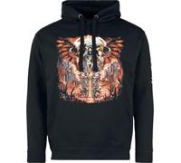 Caliban Back from Hell Homme Sweat-Shirt à Capuche Noir 3XL
