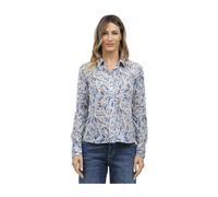 Caliban - Chemise à Manches Longues à Motifs - Femme - Blouses et Chemises - Multicolore - Taille: 46 FR