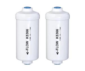 CALIBAN Lot de 2 filtres à eau fluorure de rechange K5366 compatibles avec système de filtration d'eau par gravité, éléments de purification faciles à utiliser