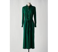 caliban robes femme de couleur vert