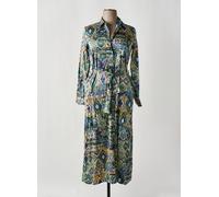 caliban robes femme de couleur vert