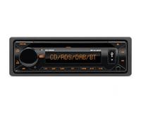 Caliber Autoradio Bluetooth Dab+ CD, USB, SD, 4x75W, Noir - RCD238DAB-BT | Kit mains libres, micro externe inclus, entrée AUX 3,5 mm, sorties RCA et subwoofer, connecteur ISO, égaliseur, tuner FM
