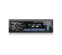 Caliber Autoradio Bluetooth & USB, 1-DIN, Kit Mains-Libres, 4x55W, 40mm de Profondeur, Charge Rapide 2.1A, MP3/FLAC (RMD035)